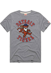 Homage Detroit Tigers Grey Grateful Dead Short Sleeve Fashion T Shirt