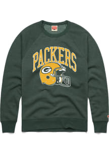 Homage Green Bay Packers Mens Green Helmet Long Sleeve Fashion Sweatshirt