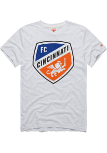 Homage FC Cincinnati Grey Crest Short Sleeve Fashion T Shirt