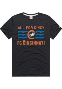 Homage FC Cincinnati Black All For Cincy Short Sleeve Fashion T Shirt
