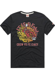 Homage FC Cincinnati Black It Is Real Crew Vs Cincy Short Sleeve Fashion T Shirt