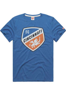 Homage FC Cincinnati Blue Crest Short Sleeve Fashion T Shirt