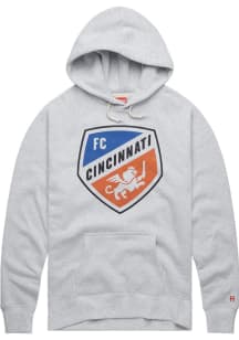 Homage FC Cincinnati Mens Grey Crest Fashion Hood