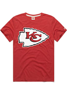 Homage Kansas City Chiefs Red 72 Logo Short Sleeve Fashion T Shirt