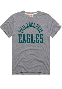 Homage Philadelphia Eagles Grey Training Camp Short Sleeve Fashion T Shirt