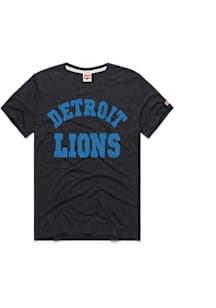 Homage Detroit Lions Charcoal Classic Short Sleeve Fashion T Shirt
