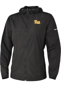 Womens Pitt Panthers Black Columbia Heat Seal Prodigy Light Weight Jacket