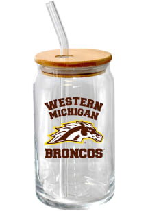Brown Western Michigan Broncos 16oz Pint Glass