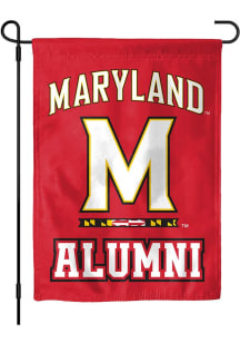Red Maryland Terrapins Alumni Garden Flag