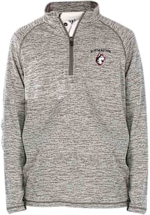 Northeastern Huskies Youth Grey Mathew Long Sleeve Quarter Zip Shirt