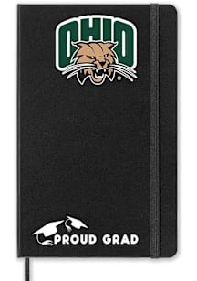 Ohio Bobcats Proud Grad team logo Notebook and Folder - Black