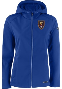 Cutter and Buck Real Salt Lake Womens Blue Evoke Light Weight Jacket