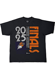 Phoenix Mercury Black 2025 Finals Participant Casual Short Sleeve Fashion T Shirt