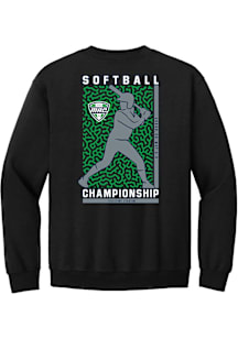 Summit Sportswear MAC Mens Black Softball Championship 2026 Long Sleeve Crew Sweatshirt