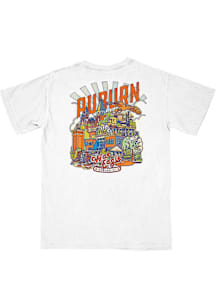 B-Unlimited Auburn Tigers White Hometown Comfort Colors Pocket Short Sleeve T Shirt