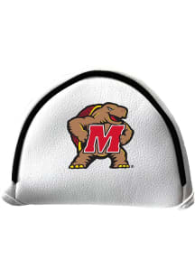 White Maryland Terrapins Mallet Putter Cover