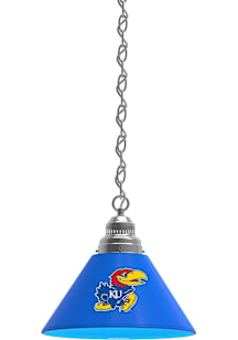 Kansas Jayhawks Single Silver Billiard Lamp