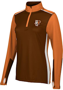 ProSphere Bowling Green Falcons Womens Orange Counter Qtr Zip