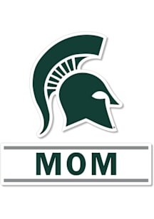 Michigan State Spartans 3 Inch Mom Auto Decal - Green