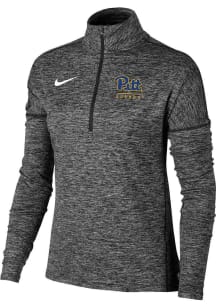 Mens Pitt Panthers White Nike #DYEHARD Qtr Zip Pullover