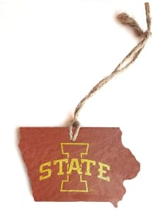 Iowa State Cyclones Slate Ornament