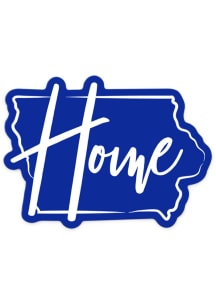 Iowa Home Stickers - Blue