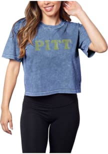 Pitt Panthers #DYEHARD Style Logo Short Sleeve T-Shirt - White