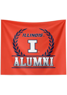 Orange Illinois Fighting Illini Alumni 34xx40 Tapestry Blanket