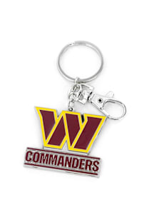 Washington Commanders Heavyweight Keychain - Burgundy
