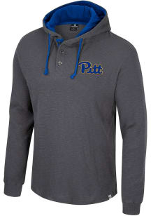 Mens Pitt Panthers Blue Colosseum Team Hooded Sweatshirt