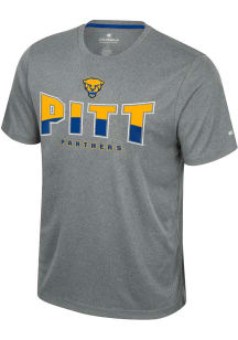 Pitt Panthers Blue Colosseum Team Short Sleeve T Shirt