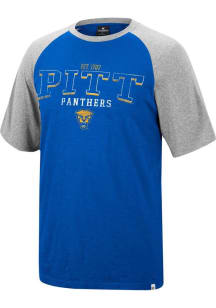 Pitt Panthers Team Short Sleeve T Shirt - Blue