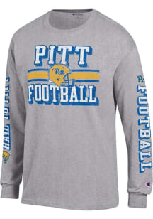 Mens Pitt Panthers Grey Champion Team Tee