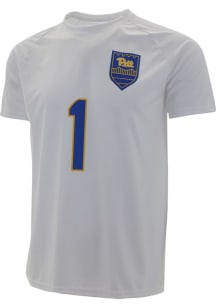 Mens White Pitt Panthers Team Soccer Jersey