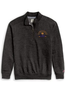 Mens Black Pitt Panthers Team Designed Qtr Zip Pullover