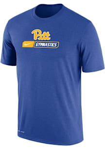 Pitt Panthers Blue Nike Team Short Sleeve T Shirt
