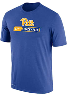 Nike Pitt Panthers Blue Team Short Sleeve T Shirt