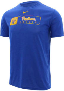 Pitt Panthers Blue Nike Team Short Sleeve T Shirt