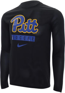 Mens Black Pitt Panthers Team Long Sleeve T-Shirt