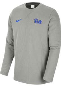 Mens Pitt Panthers Grey Nike Team Tee