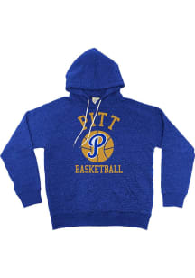 Mens Blue Pitt Panthers Team Hooded Sweatshirt