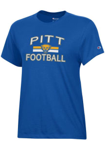 Pitt Panthers Blue Champion Team Short Sleeve T-Shirt