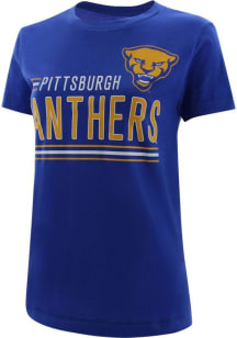 Pitt Panthers Blue Champion Team Designed Short Sleeve T-Shirt