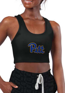 Womens Black Pitt Panthers Team Tank Top