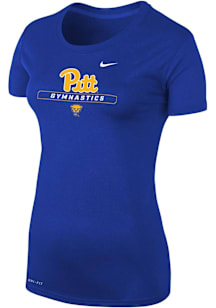 Nike Pitt Panthers Womens Blue Team T-Shirt