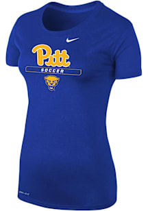 Nike Pitt Panthers Womens Blue Team T-Shirt