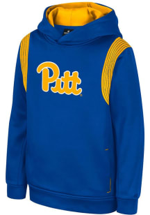 Youth Pitt Panthers Blue Colosseum Team Design Long Sleeve Hooded Sweatshirt