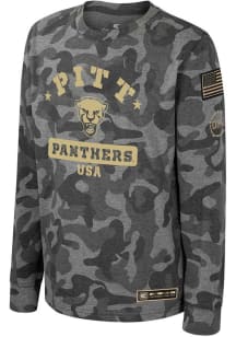Youth Pitt Panthers Green Colosseum Team Short Sleeve T-Shirt