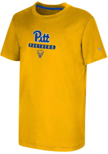 Youth Gold Pitt Panthers Team Short Sleeve T-Shirt