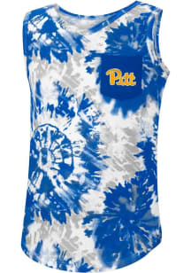 Youth Pitt Panthers Blue Colosseum Team Short Sleeve Tank Top